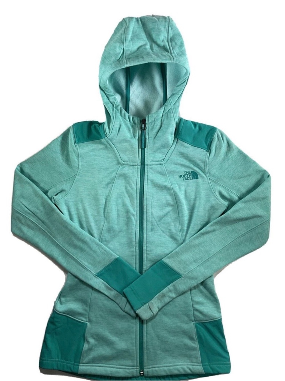 The North Face Shastina Stretch Full-Zip Hoodie Teal Size Medium